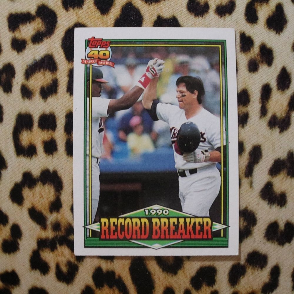 1990 Record Breaker #3 Baseball Card